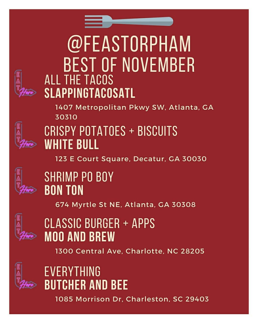 Slappingtacosatl from Feast Or Pham Instagram